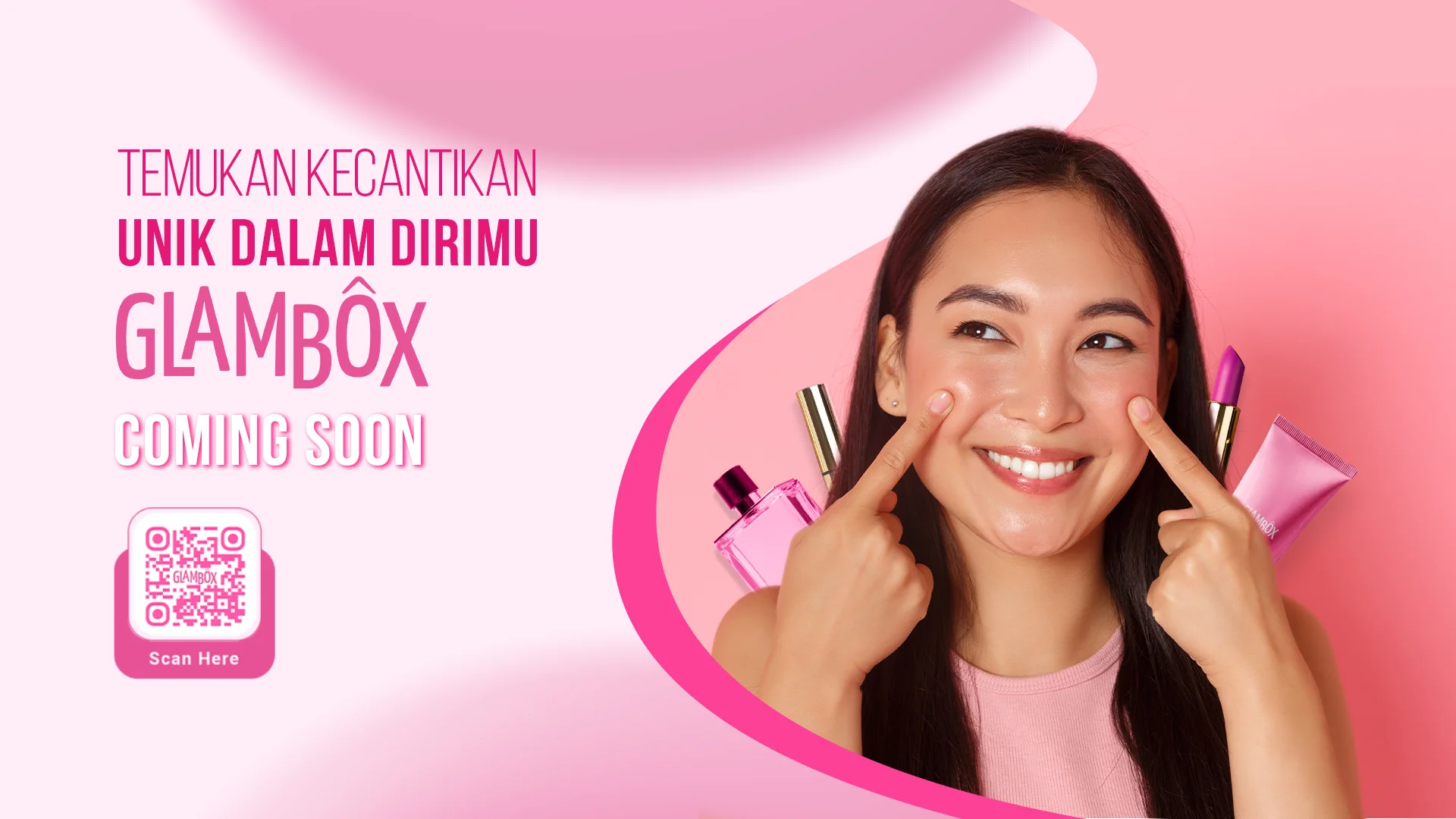 Ilustrasi Hero Section Glambox